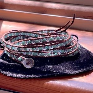 wrap turquoise bracelet
